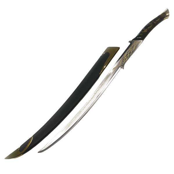 SEIGNEUR DES ANNEAUX - Épée d'Arwen avec fourreau - Hadhafang avec etui en bois