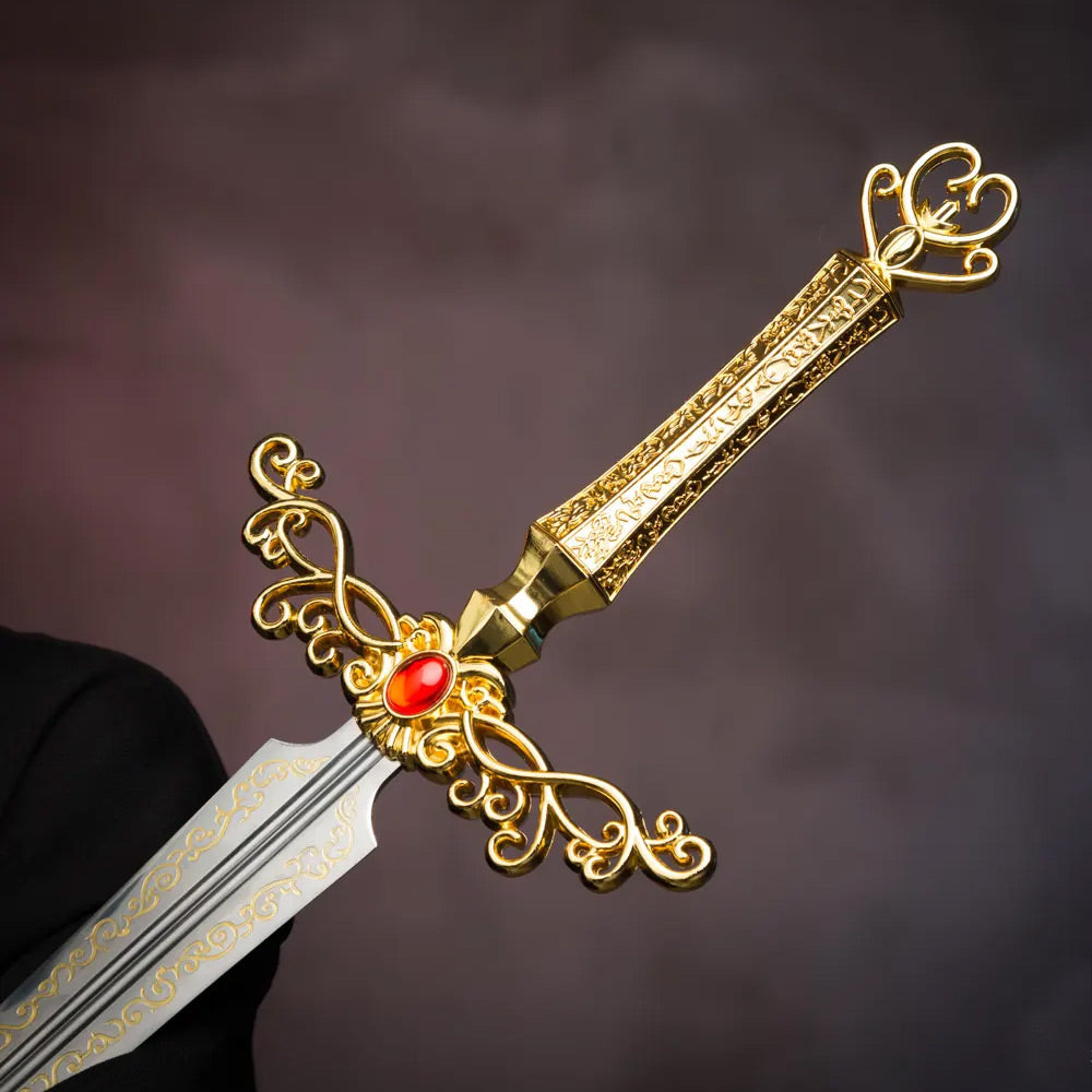 ELDEN RING - Rogier's Rapier with Leather Sheath - 95cm - Deluxe Edition - Premium Quality Metal