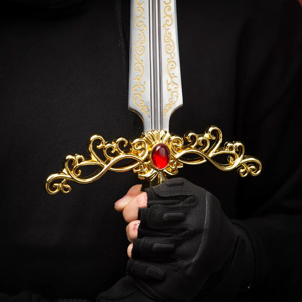 ELDEN RING - Rogiers Rapier mit Lederscheide - 95 cm - Deluxe Edition - Premium Qualitätsmetall