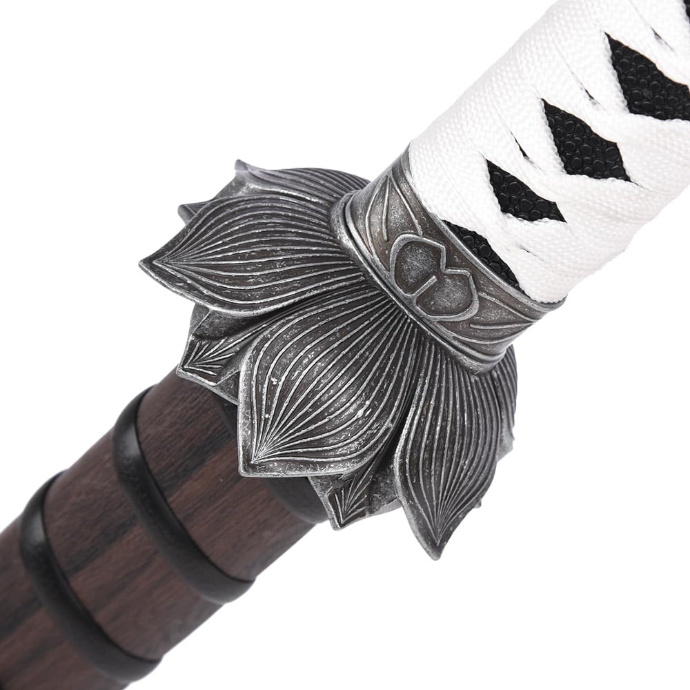 SEKIRO - Weißer Lotus Schwert - Genichiro Ashina Mortal Blade Katana - 103 cm - Hochwertiger Stahl