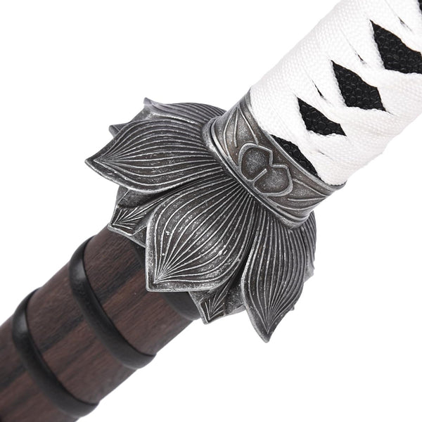 SEKIRO - Weißer Lotus Schwert - Genichiro Ashina Mortal Blade Katana - 103 cm - Hochwertiger Stahl