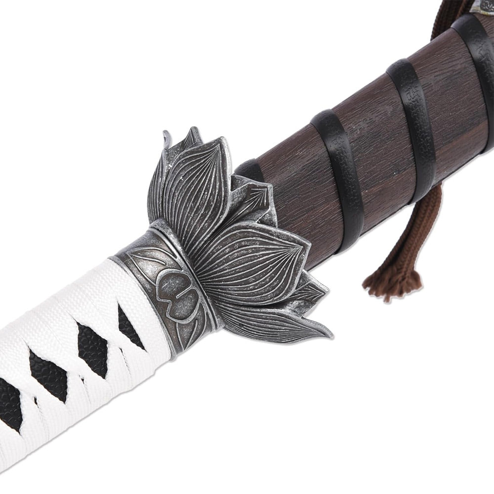 SEKIRO - Weißer Lotus Schwert - Genichiro Ashina Mortal Blade Katana - 103 cm - Hochwertiger Stahl