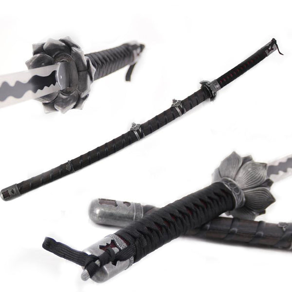 SEKIRO - Schwarzes Lotus Schwert - Genichiro Ashina Mortal Blade Katana - Sammler-Edition - 103 cm - Hochwertiger Stahl
