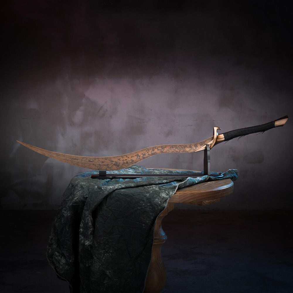 ELDEN RING - Bloodhound’s Fang Großschwert - 120 cm - Lebensgroße Replik - Hochwertiger Stahl
