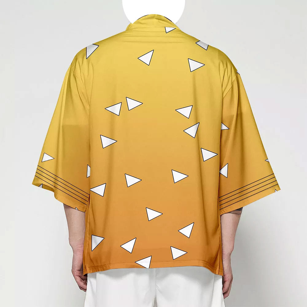 Demon Slayer - Kimetsu no Yaiba - Zenitsu Agatsuma Haori kimono Jacket - OG - Cosplay