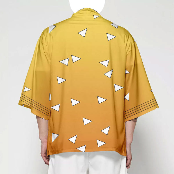 Demon Slayer - Kimetsu no Yaiba - Zenitsu Agatsuma Haori kimono Jacket - OG - Cosplay