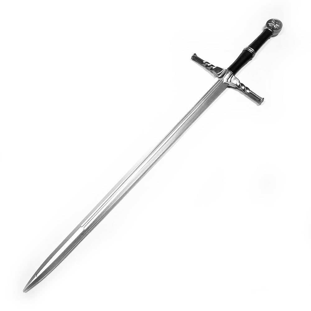 THE WITCHER 3 - Épée en acier humain de Geralt de Rivia - PU MOUSSE Version Pour Cosplay