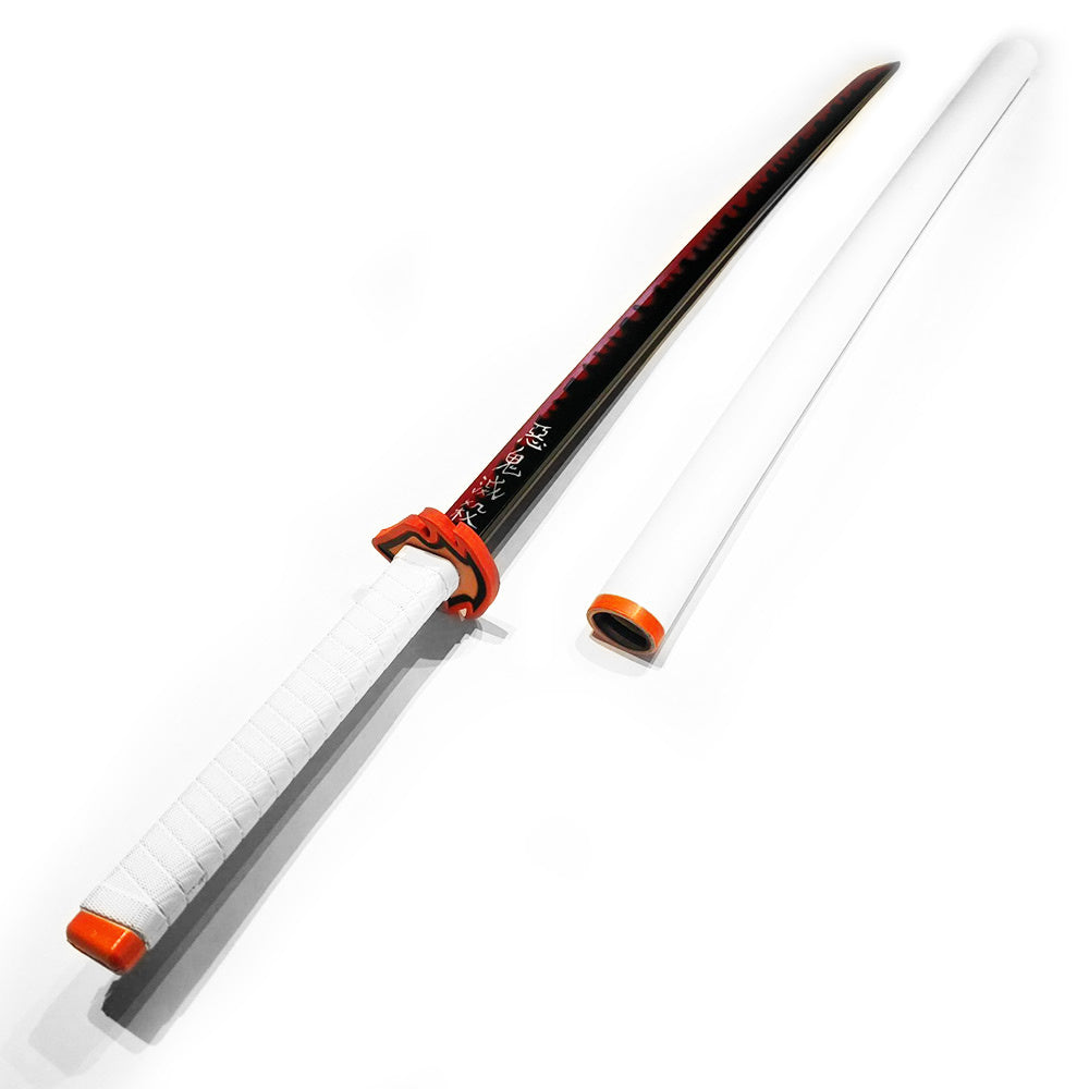 DEMON SLAYER - Kyojuro Rengoku - Rote Nichirin Klinge - PU SCHAUM Cosplay Ausführung