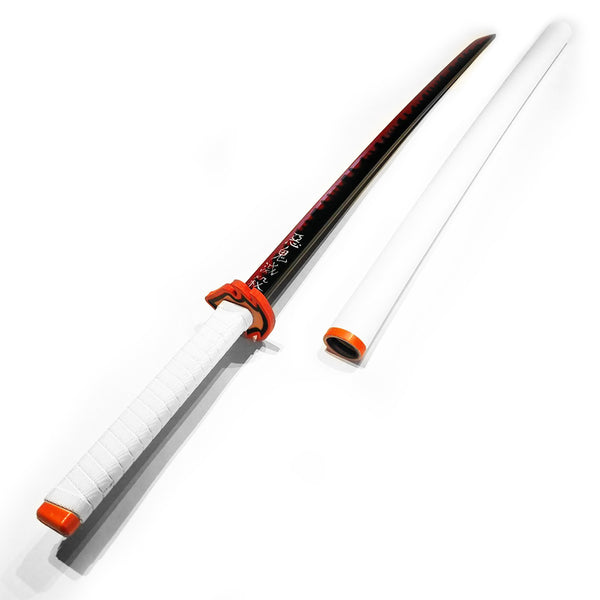 DEMON SLAYER - Kyojuro Rengoku - Rote Nichirin Klinge - PU SCHAUM Cosplay Ausführung