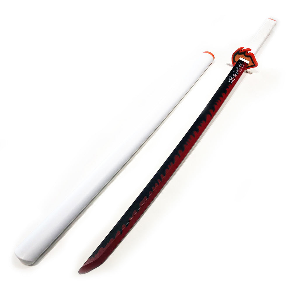 DEMON SLAYER - Kyojuro Rengoku - Rote Nichirin Klinge - PU SCHAUM Cosplay Ausführung