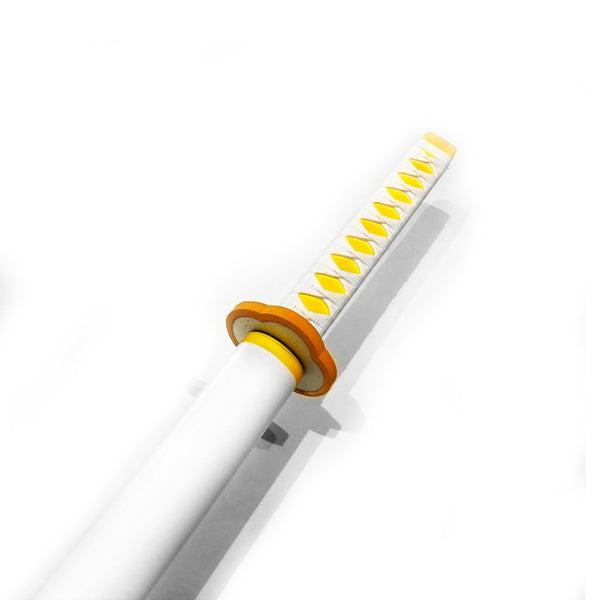 DEMON SLAYER - Zenitsu Agatsuma - Épée Nichirin jaune - PU FOAM Version Cosplay