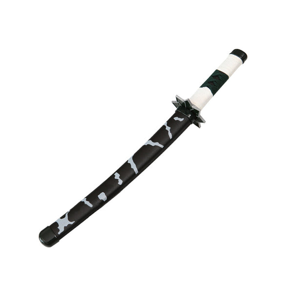 Tanto - Sanemi Shinazugawa Tanto Schwert - Grüne Nichirin - Metall Demon Slayer Mini Katana - 45 cm