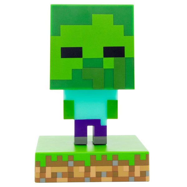 Minecraft - Icône lumineuse 3D - Zombie