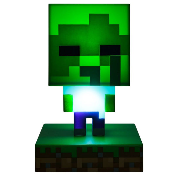 Minecraft - Icône lumineuse 3D - Zombie