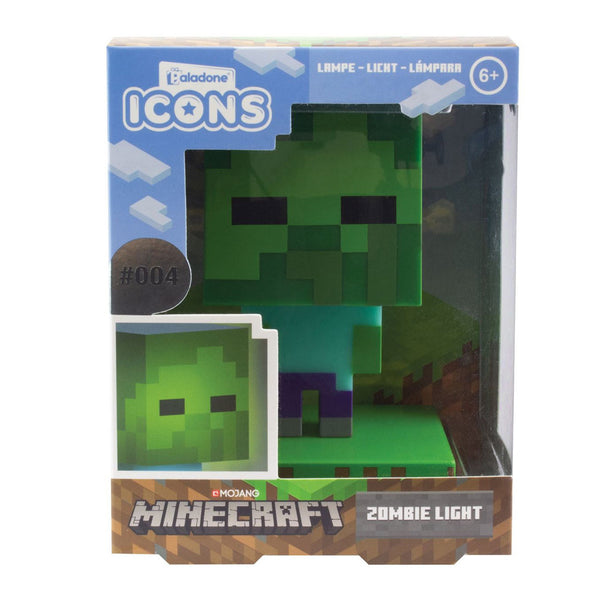Minecraft - Icône lumineuse 3D - Zombie