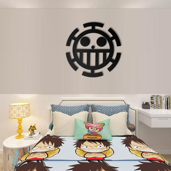 ONE PIECE - Trafalgar Law - L'Équipage du Heart - Décoration murale en métal 60cm