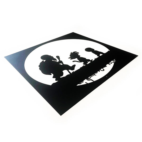 DRAGON BALL - Goku - Roshis Schildkröt Schule - Metall Wanddekoration 60cm