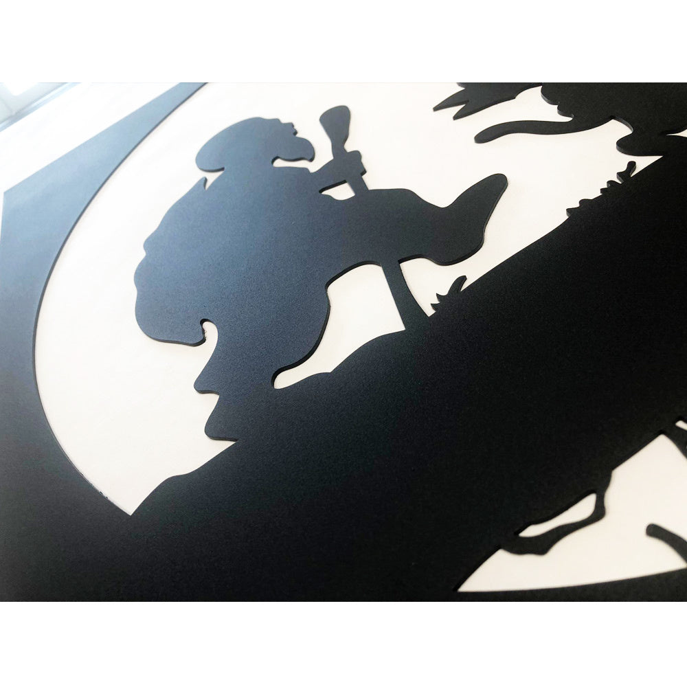 DRAGON BALL - Goku - Roshis Schildkröt Schule - Metall Wanddekoration 60cm