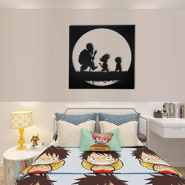 DRAGON BALL - Goku - L'école de la tortue de Roshi - Décoration murale en métal 60cm