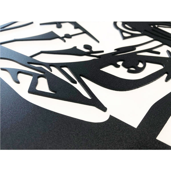 Naruto - Naruto vs Sasuke - Décoration murale en métal 60cm