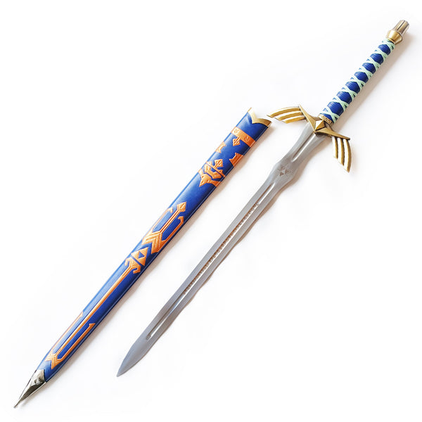 ZELDA - Link - Master Sword in Leder - Blauwe Deluxe Editie