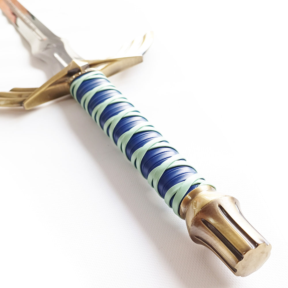 ZELDA - Link - Master Sword in Leder - Blauwe Deluxe Editie