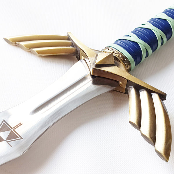 ZELDA - Link - Master Sword in Leder - Blauwe Deluxe Editie