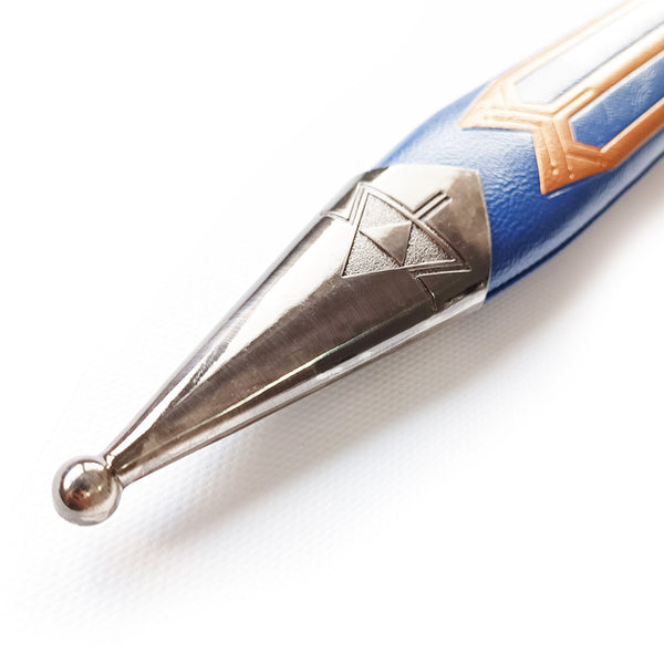 ZELDA - Link - Master Sword in Leder - Blauwe Deluxe Editie