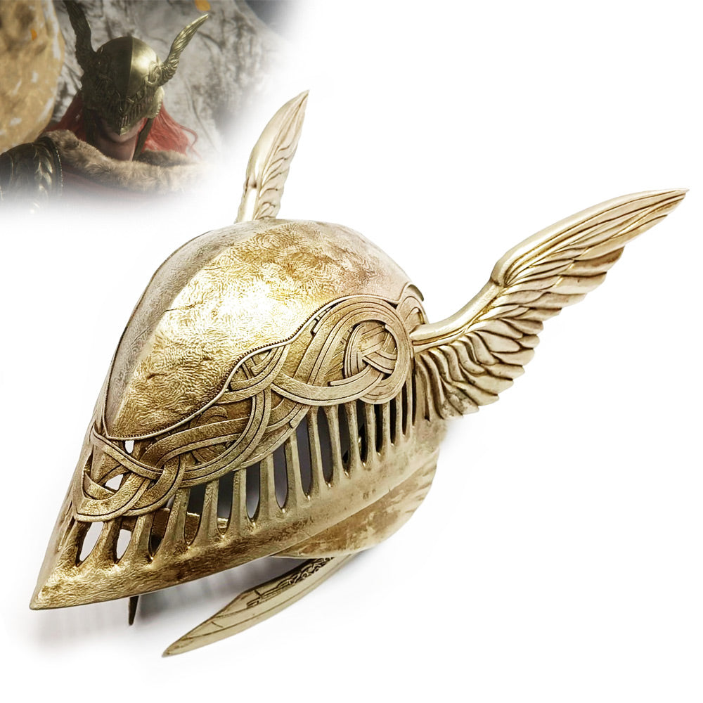 Édition Limitée - ELDEN RING - Casque Ailé de Malenia avec Support d'Exposition
