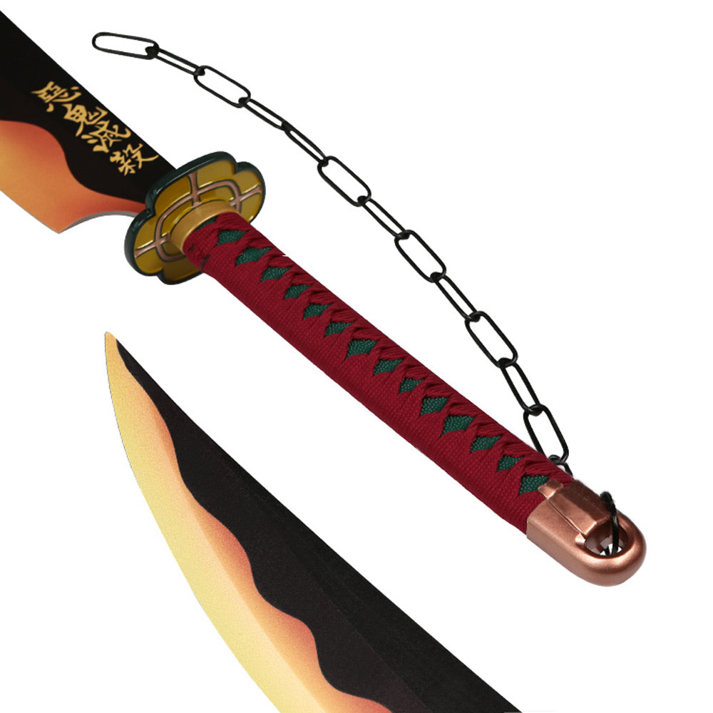 DEMON SLAYER - Tengen Uzui zwaarden set V2 - Amber Nichirin Blade - Metaal