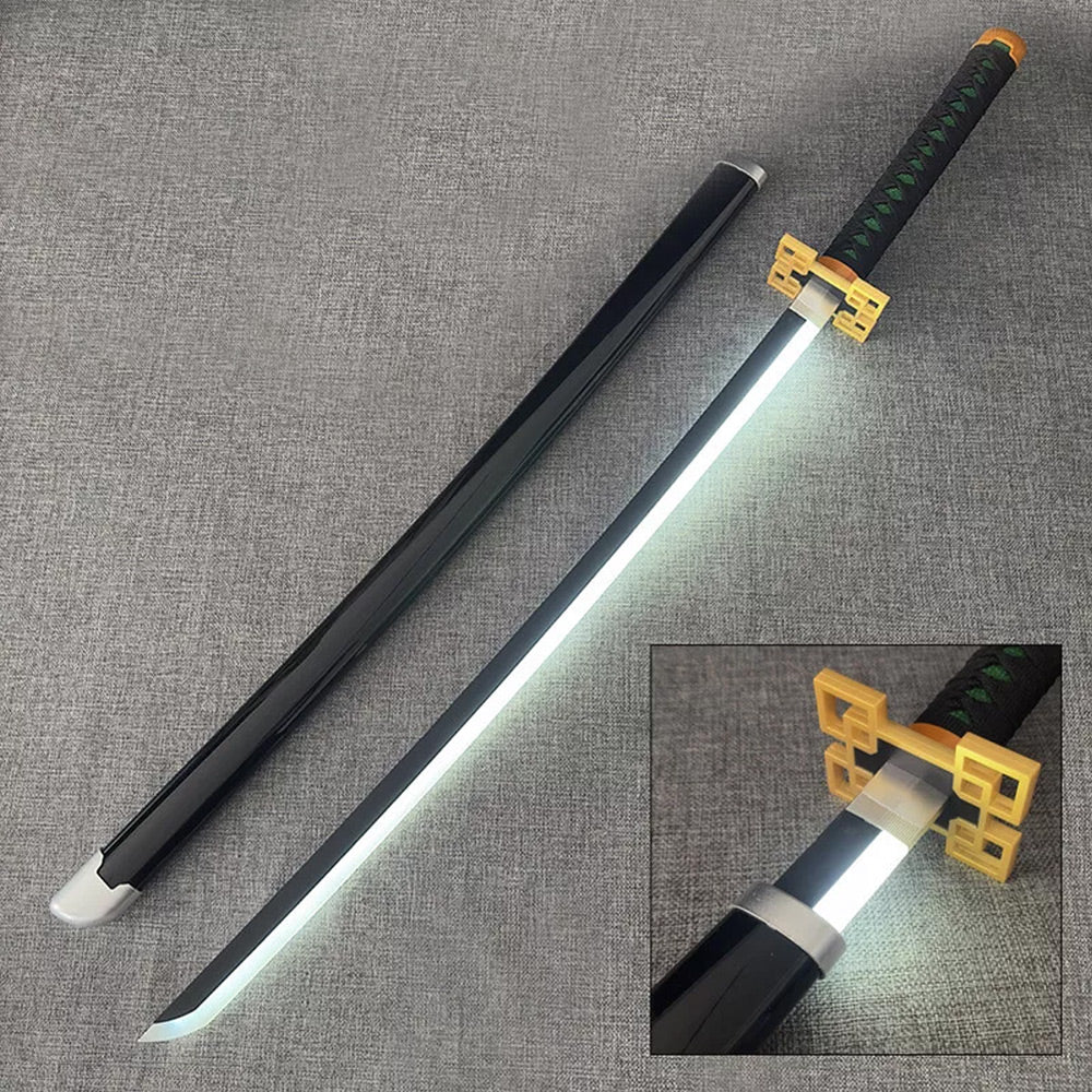 LICHTSCHWERT – Muichiro Tokito – Demon Slayer Leuchtende Katana – WEIß LED-Licht