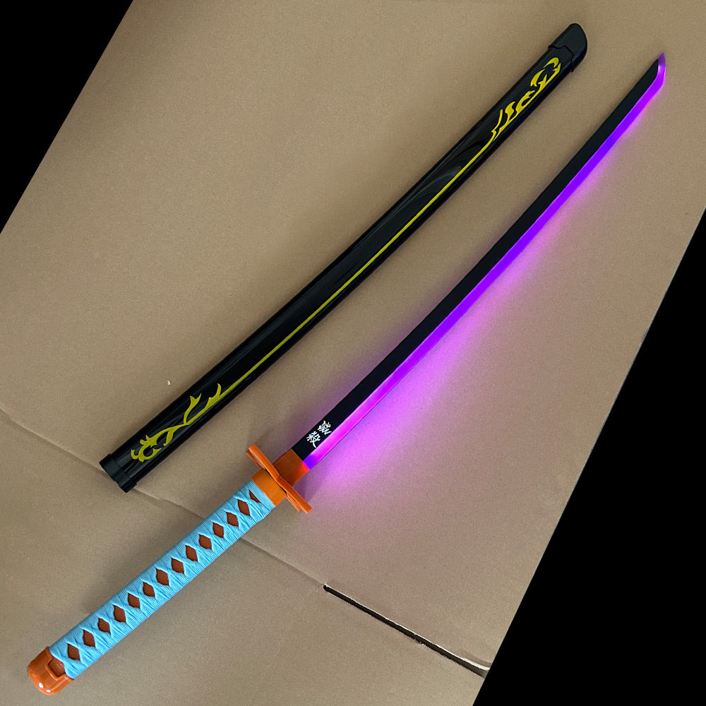 LIGHT SWORD Shinobu Kocho Demon Slayer Light Up Katana Purple LE LIGHT SWORD Shinobu Kocho Demon Slayer Light Up Katana Purple LE