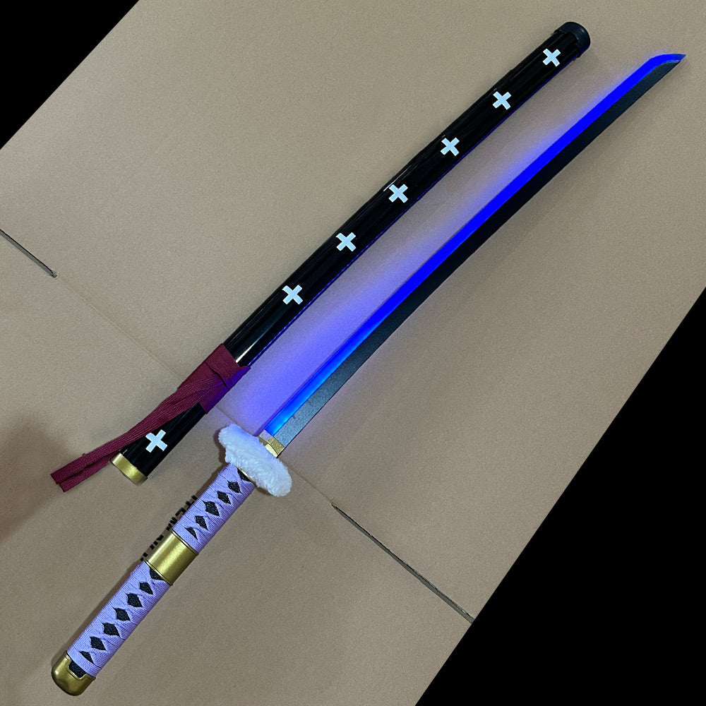 LIGHT SWORD - Trafalgar Law - Kikoku - One Piece Light Up Katana - Purple/White/Blue LED Light