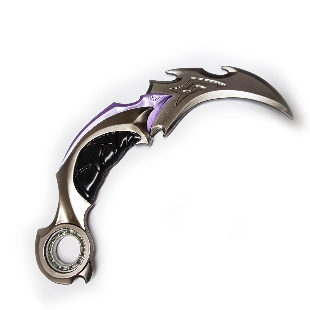 VALORANT - De Melee - Metalen Reaver Karambit Spinner - 17 cm