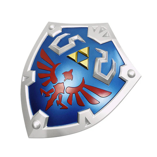 ZELDA - Hylian Schild van Link deluxe - 55 x 46 cm - Volledig metalen schild