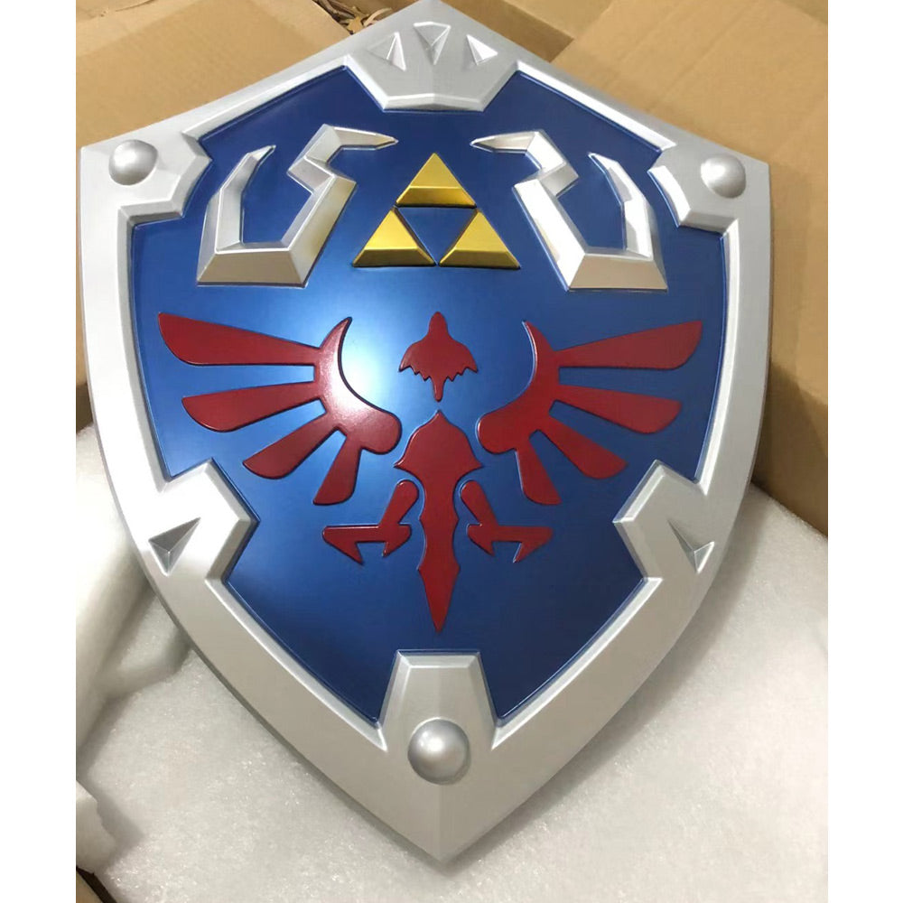 ZELDA - Hylian Schild van Link deluxe - 55 x 46 cm - Volledig metalen schild