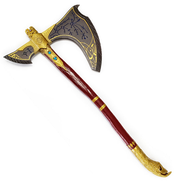 GOD OF WAR RAGNAROK - Deluxe Leviathan Axe de Kratos - Glow in the Dark - Métal à l'échelle 1:1