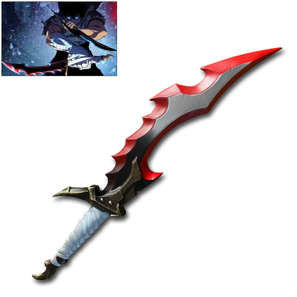 SOLO LEVELING - Knight Killer dagger from Sung Jinwoo - 50cm - High Density Foam