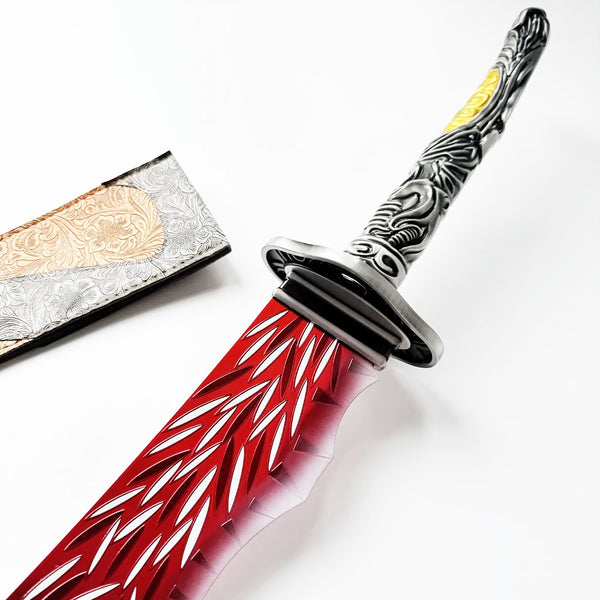 ELDEN RING - Dragon Hunter’s Great Katana - Gelimiteerde Editie 120cm - Metaal - Met Schede en Displayhouder