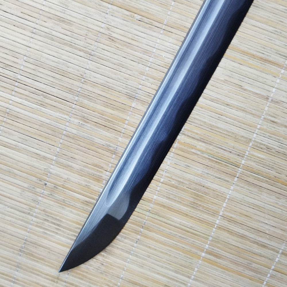 Ghost of Yotei - Wit Gilded Dawn Katana - 104cm - 1045 Staal Full Tang Zwaard