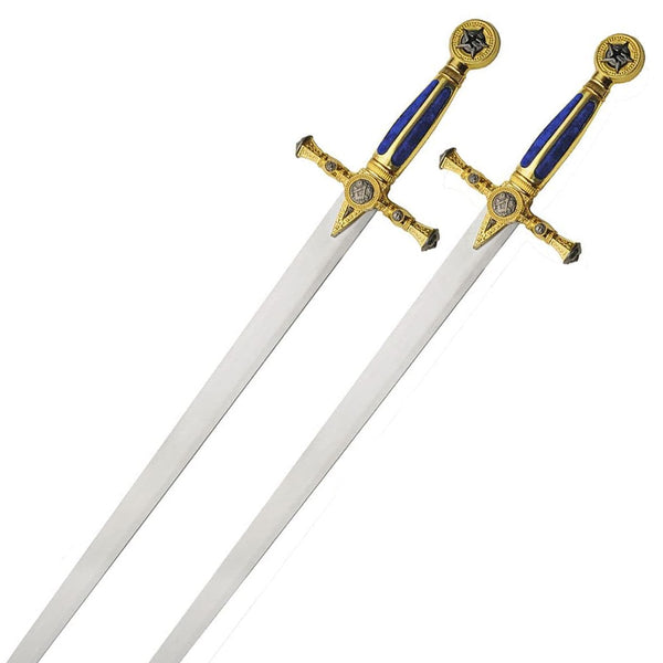 FREEMASON - Blue Lodge Masonic Set - Dual Swords and Shield