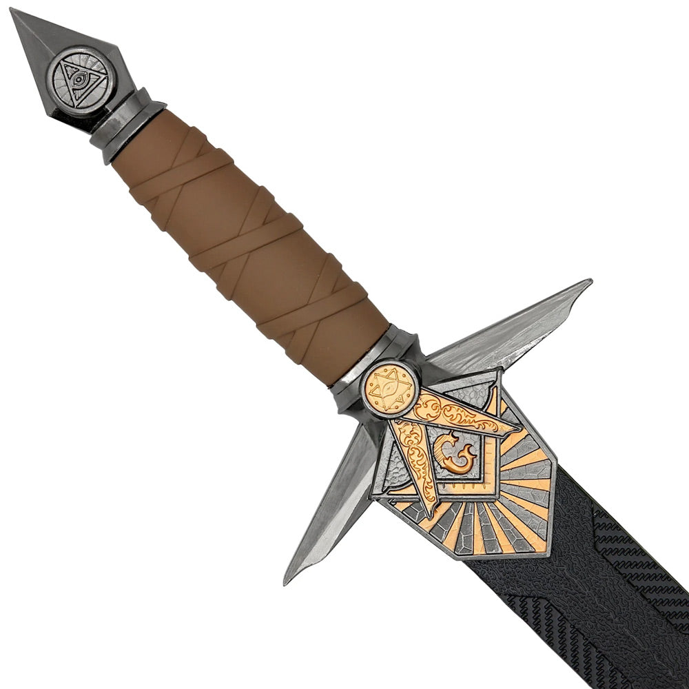 FREEMASON - Masonic Dagger - All-Seeing Eye in Luminous Delta - 40cm