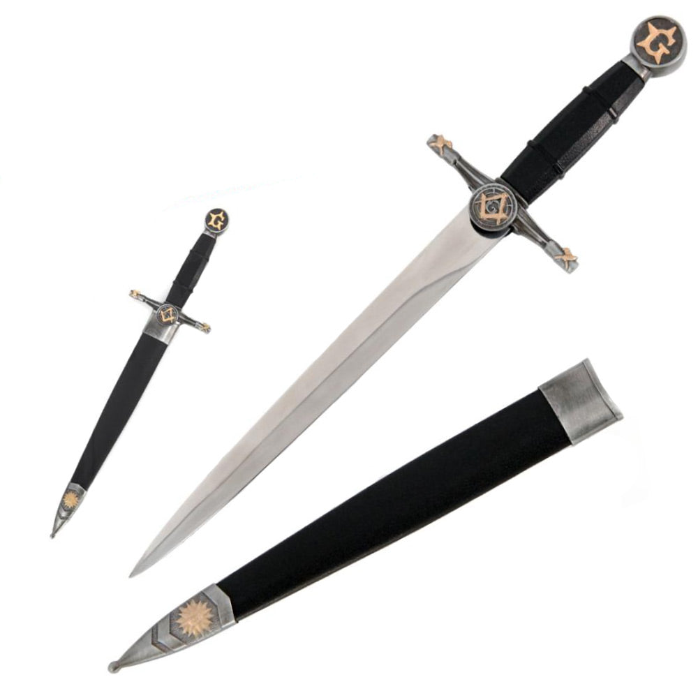 FREEMASON - Masonic Sun Dagger - The Meridian Blade - 39cm