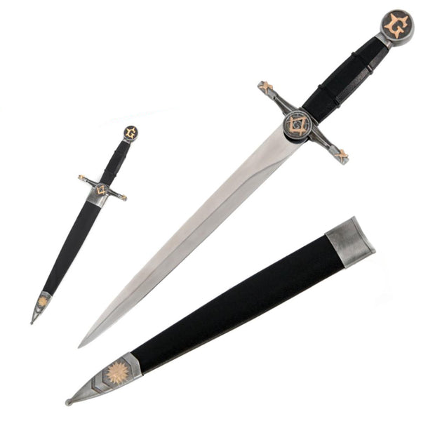 FREEMASON - Masonic Sun Dagger - The Meridian Blade - 39cm