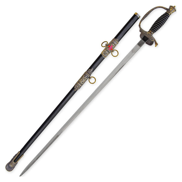 TEMPLER - Schwert des Kreuzritter Ritters Favored Fortune - Templer Kommandanten säbel - 88 cm