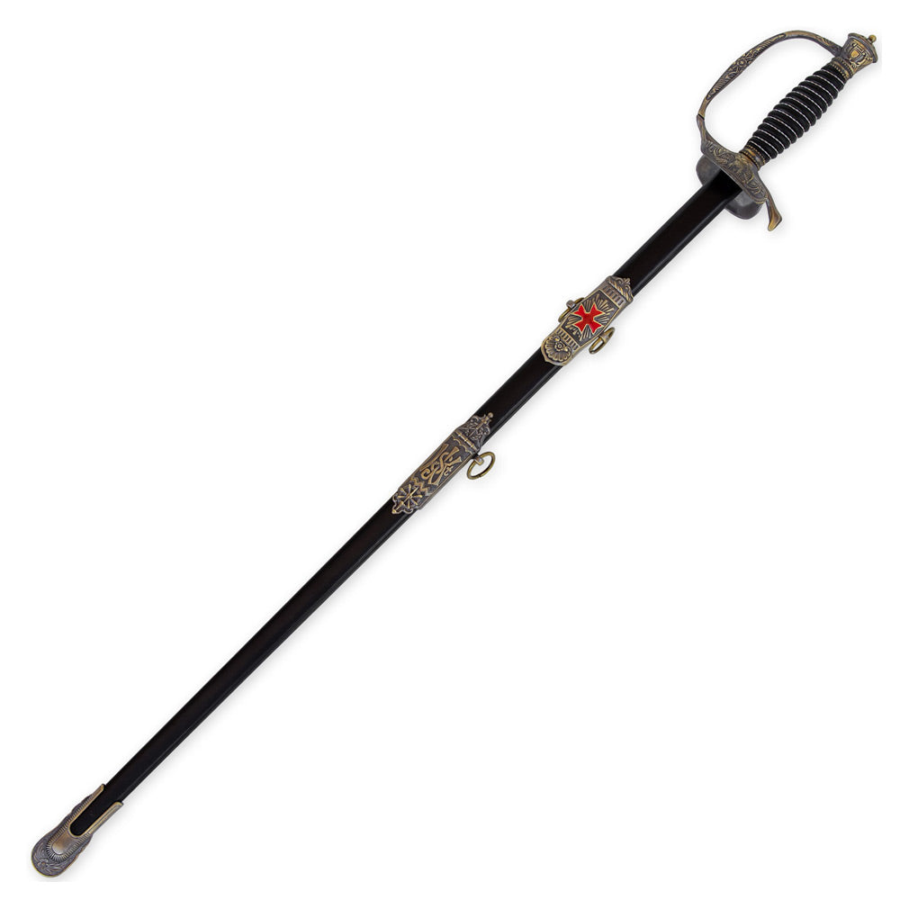 TEMPLER - Schwert des Kreuzritter Ritters Favored Fortune - Templer Kommandanten säbel - 88 cm