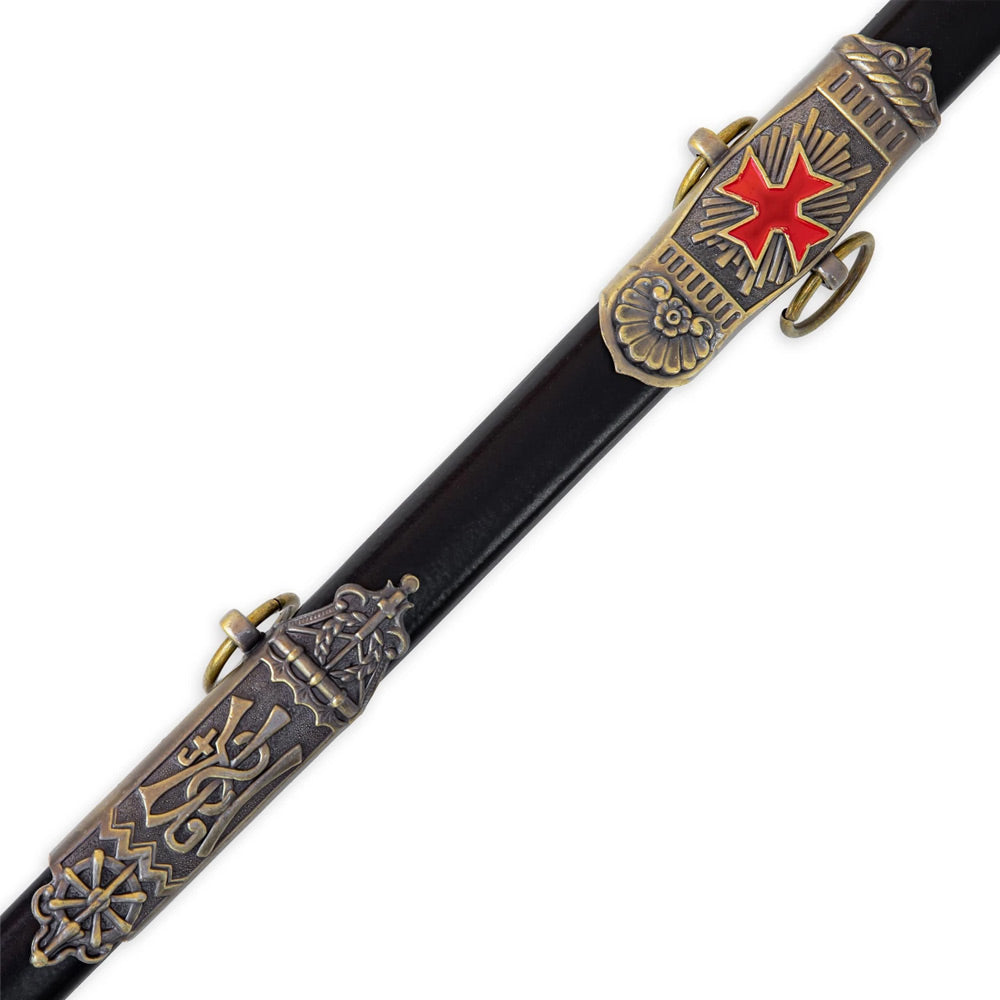 TEMPLER - Schwert des Kreuzritter Ritters Favored Fortune - Templer Kommandanten säbel - 88 cm