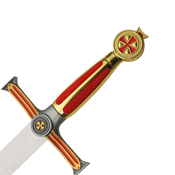 TEMPLIER - Set Chevalier templier - Deux épées et un bouclier