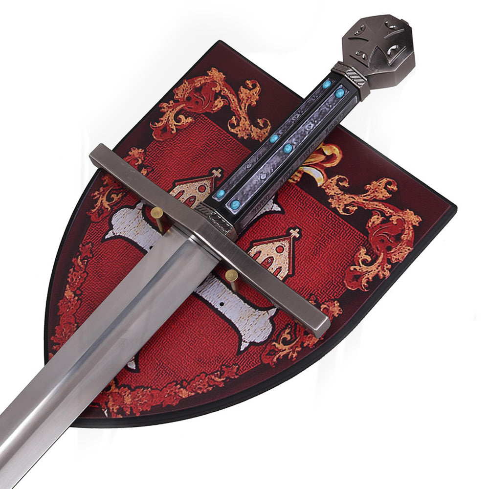 ROBIN HOOD - Épée de héros de Robin Longstride - Épée de Loxley - Support mural inclus
