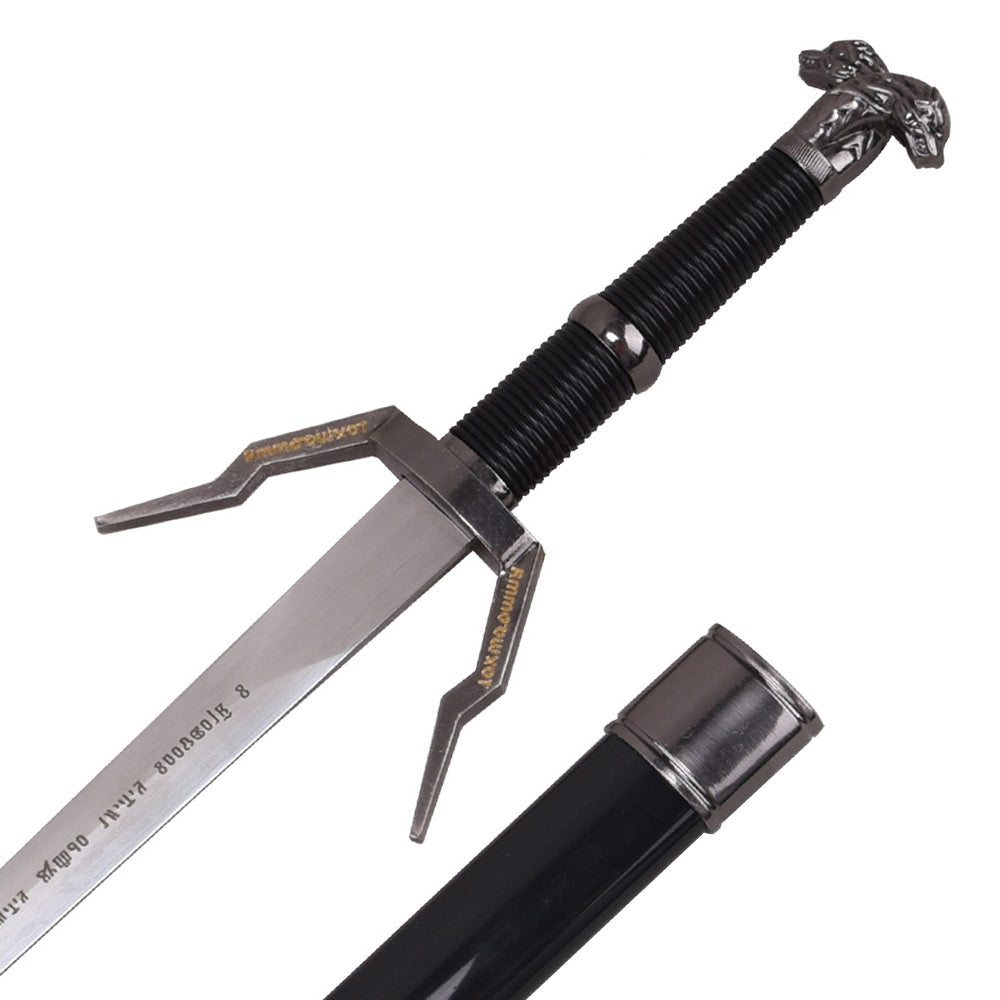 THE WITCHER - Silver Rune Knife of Geralt of Rivia - Dagger 42.5 cm